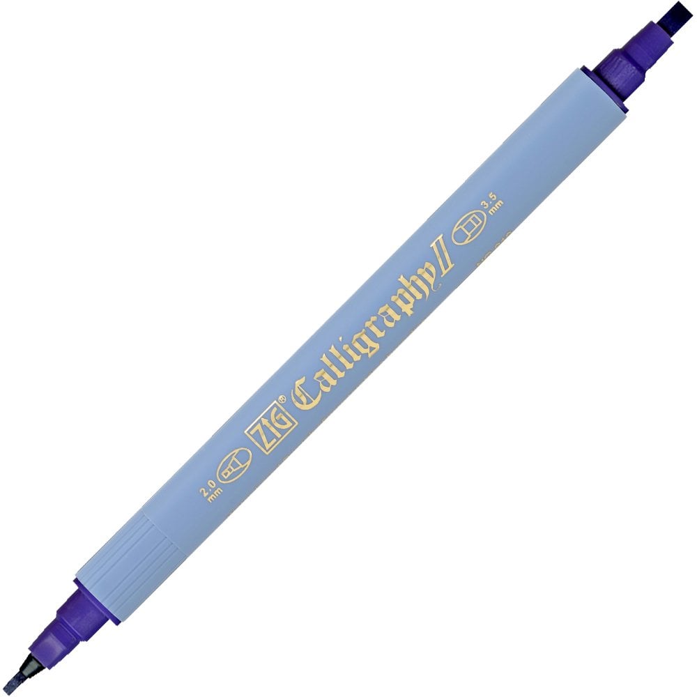 Zig Kaligrafi Kalemi Çift Uçlu 2mm + 3.5mm Tc-3100 080 Violet