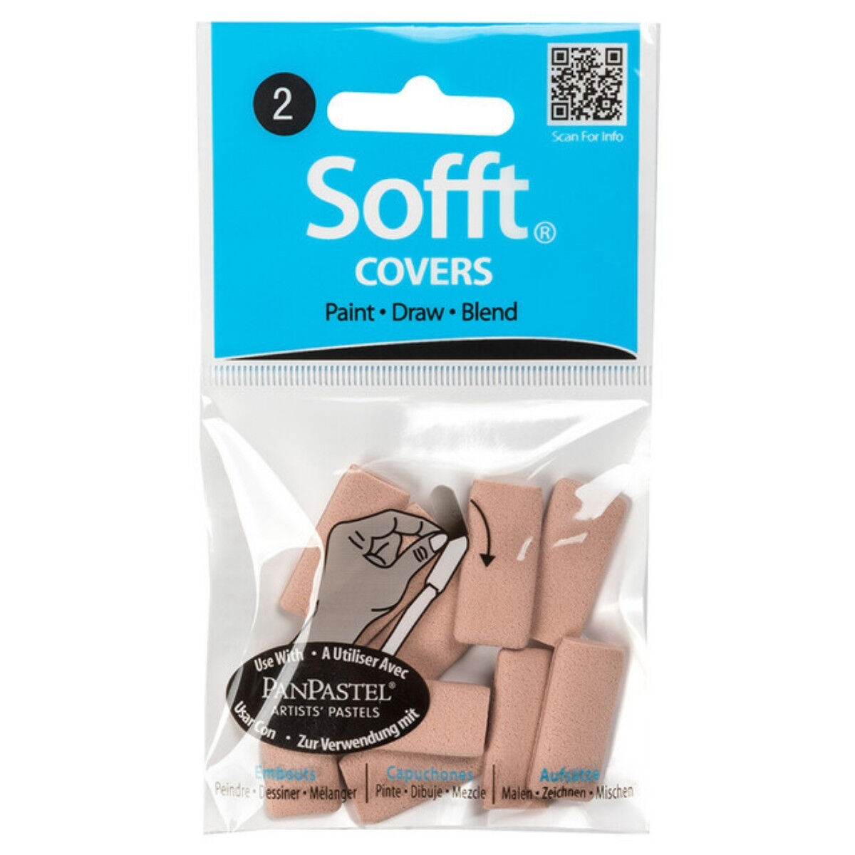 Pan Pastel Sofft Nib 2 Flat 10lu