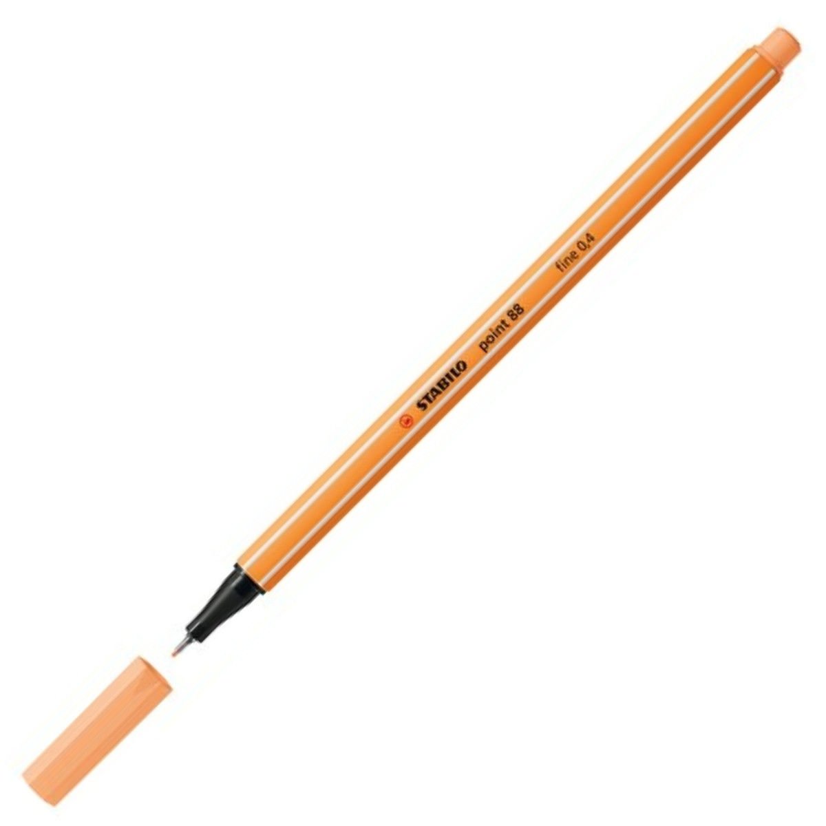 Stabilo Point 88 İnce Uçlu Keçeli Kalem 25 Pastel Turuncu
