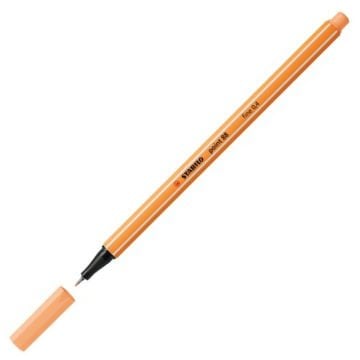 Stabilo Point 88 İnce Uçlu Keçeli Kalem 25 Pastel Turuncu