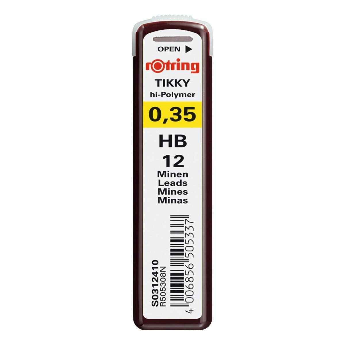 Rotring Hi-Polymer Kurşun Kalem Ucu 0.3mm Hb
