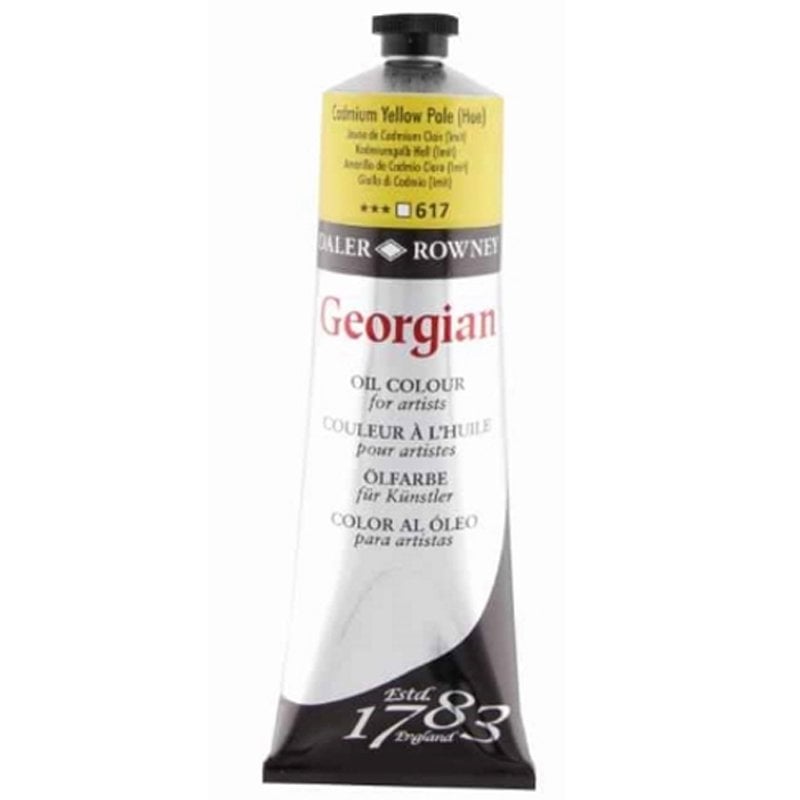 Daler Rowney Georgian Yağlı Boya 225ml 617 Cadmium Yellow Pale Hue