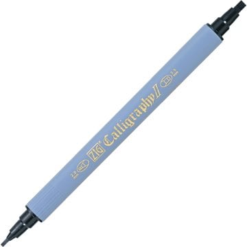 Zig Kaligrafi Kalemi Çift Uçlu 2mm + 3.5mm Tc-3100 010 Black
