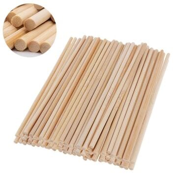 Art Elegant Bambu Çıta Yuvarlak 8mm 100cm 10lu