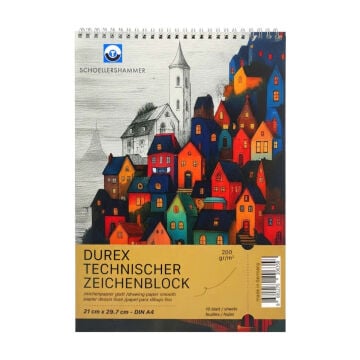Schoellershammer Durex Teknik Resim Defteri 200gr A4 10yp