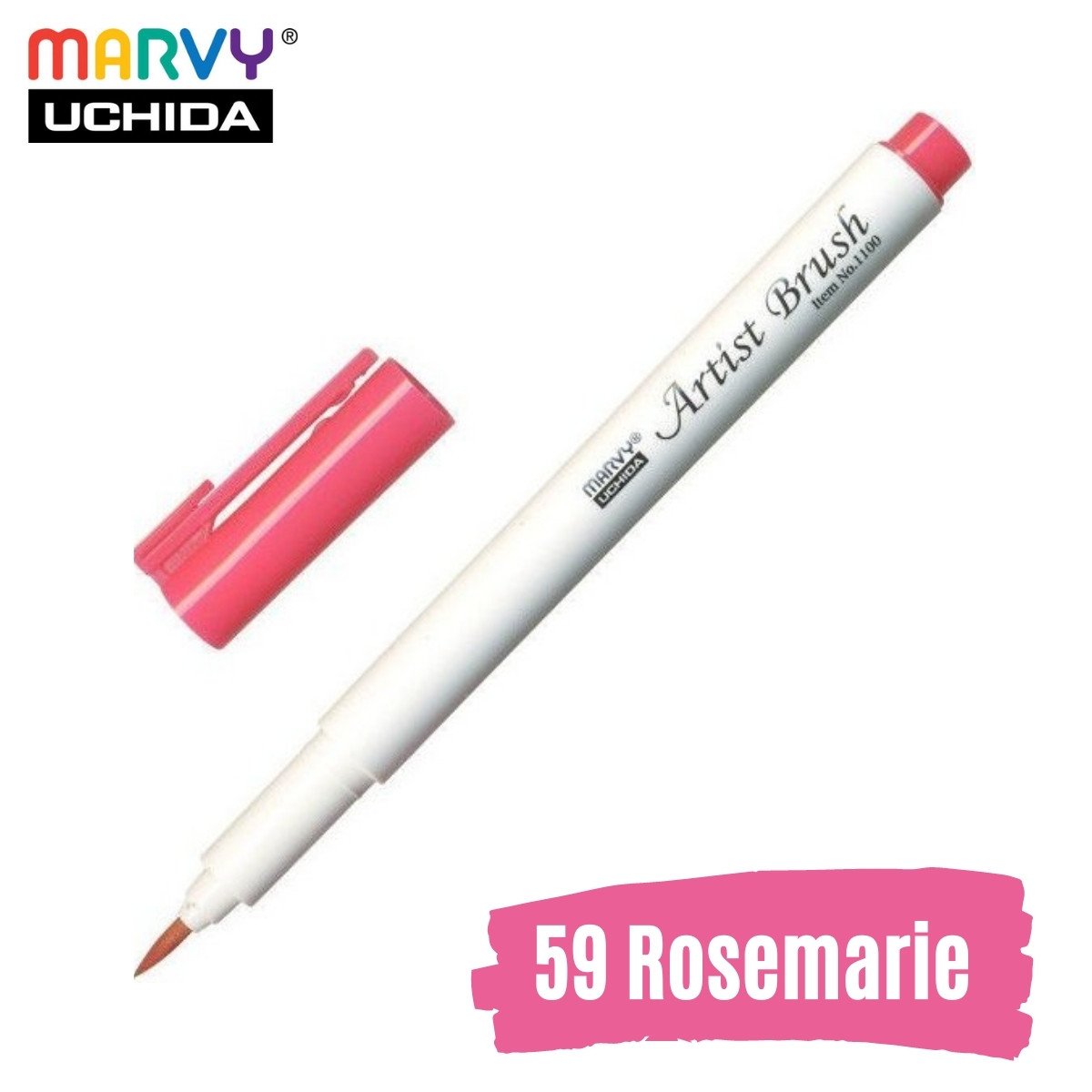 Marvy Artist Brush Pen 1100 Firça Uçlu Kalem 59 Rosemarie