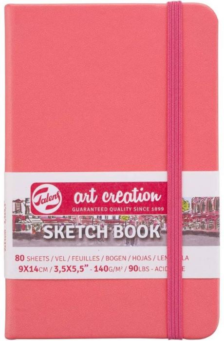 Talens Art Creation Eskiz Bloğu Sert Kapak 140gr 9x14cm Somon 80yp