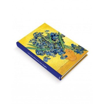 Deffter Sert Kapaklı 14x20cm 96 Sayfa Çizgili Art Of Word - Van Gogh Les İris