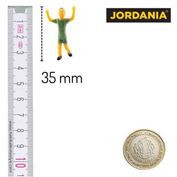 Jordania Maket Boyalı İnsan Figürü Çocuk 1/30 35mm 2li