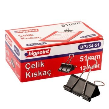 Bigpoint Çelik Kıskaç 51mm 12li Kutu