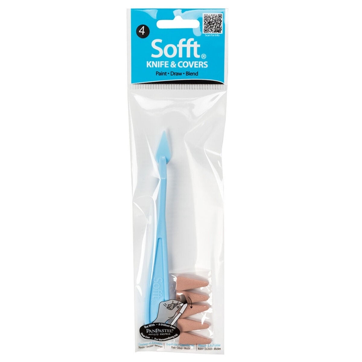 Pan Pastel Sofft Plastik Spatula Seti 4 Point