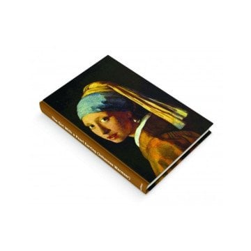 Deffter Sert Kapaklı 14x20cm 96 Sayfa Çizgili Art Of Word - Wermeer Pearl Earring