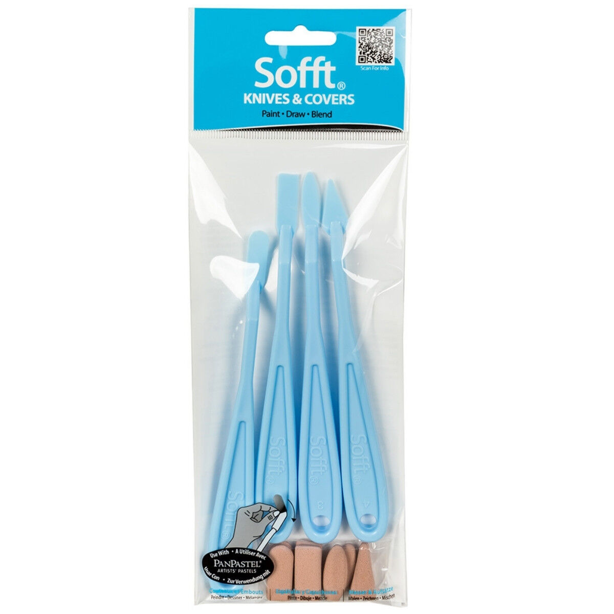 Pan Pastel Sofft Plastik Spatula Seti 4lü