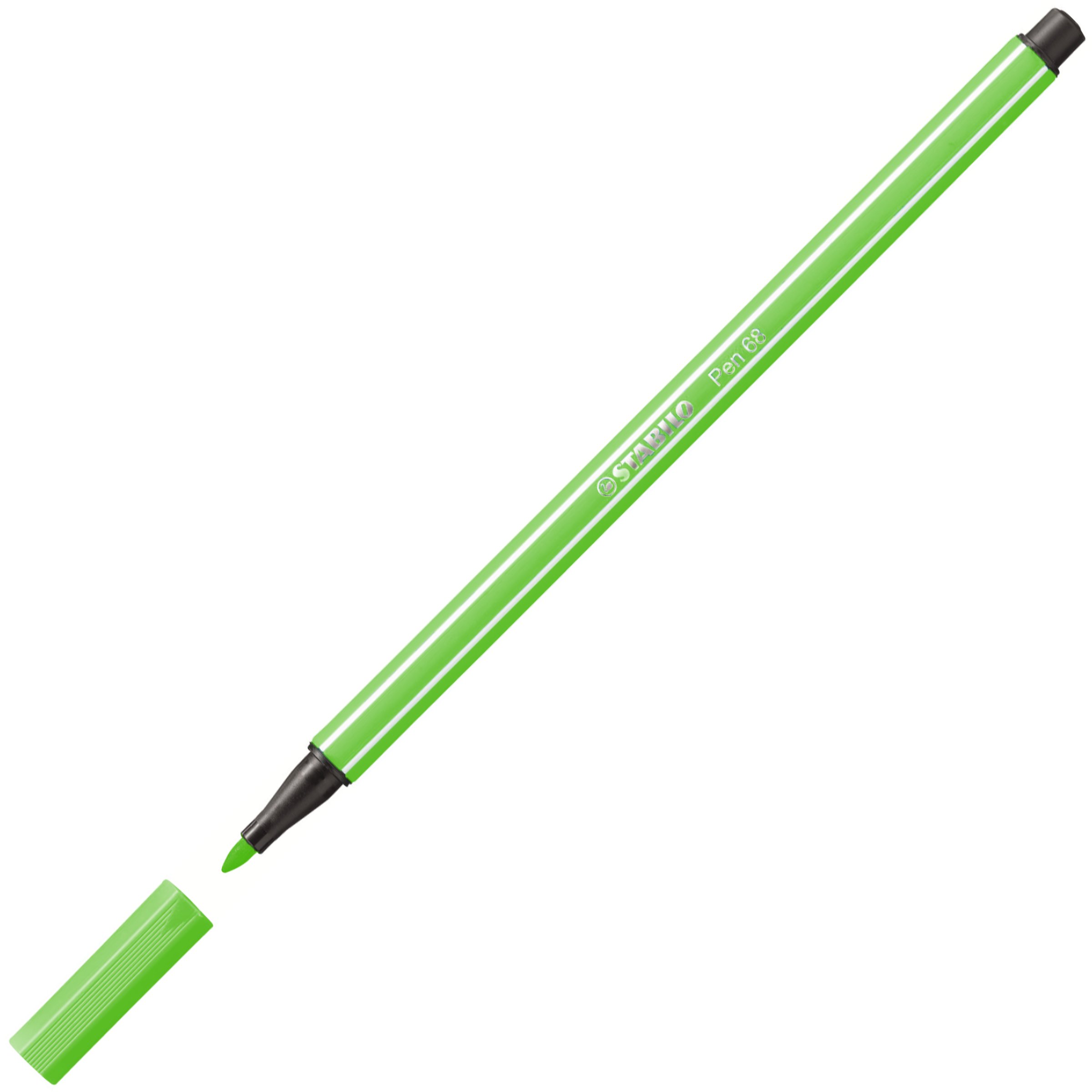 Stabilo Pen 68 Kalın Uçlu Keçeli Kalem 43 Yaprak Yeşili