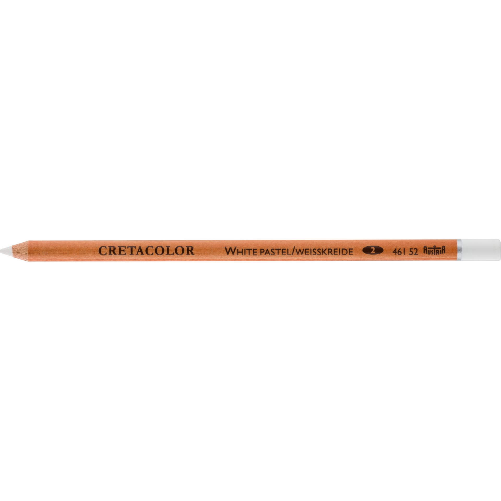 Cretacolor Sıkıştırılmış Kömür Kalem Beyaz No 2 Medium 461 52