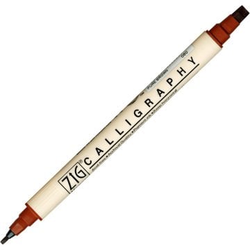 Zig Kaligrafi Kalemi Metalik Ms-3400 060 Pure Brown
