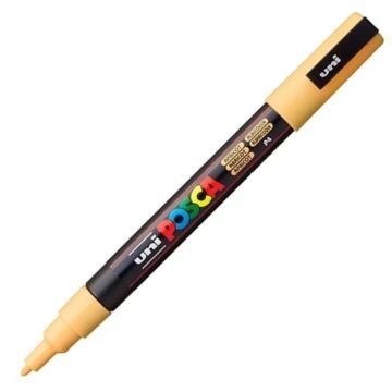 Uni Posca Su Bazlı Marker PC-3M 0.9-1.3mm P4 Apricot