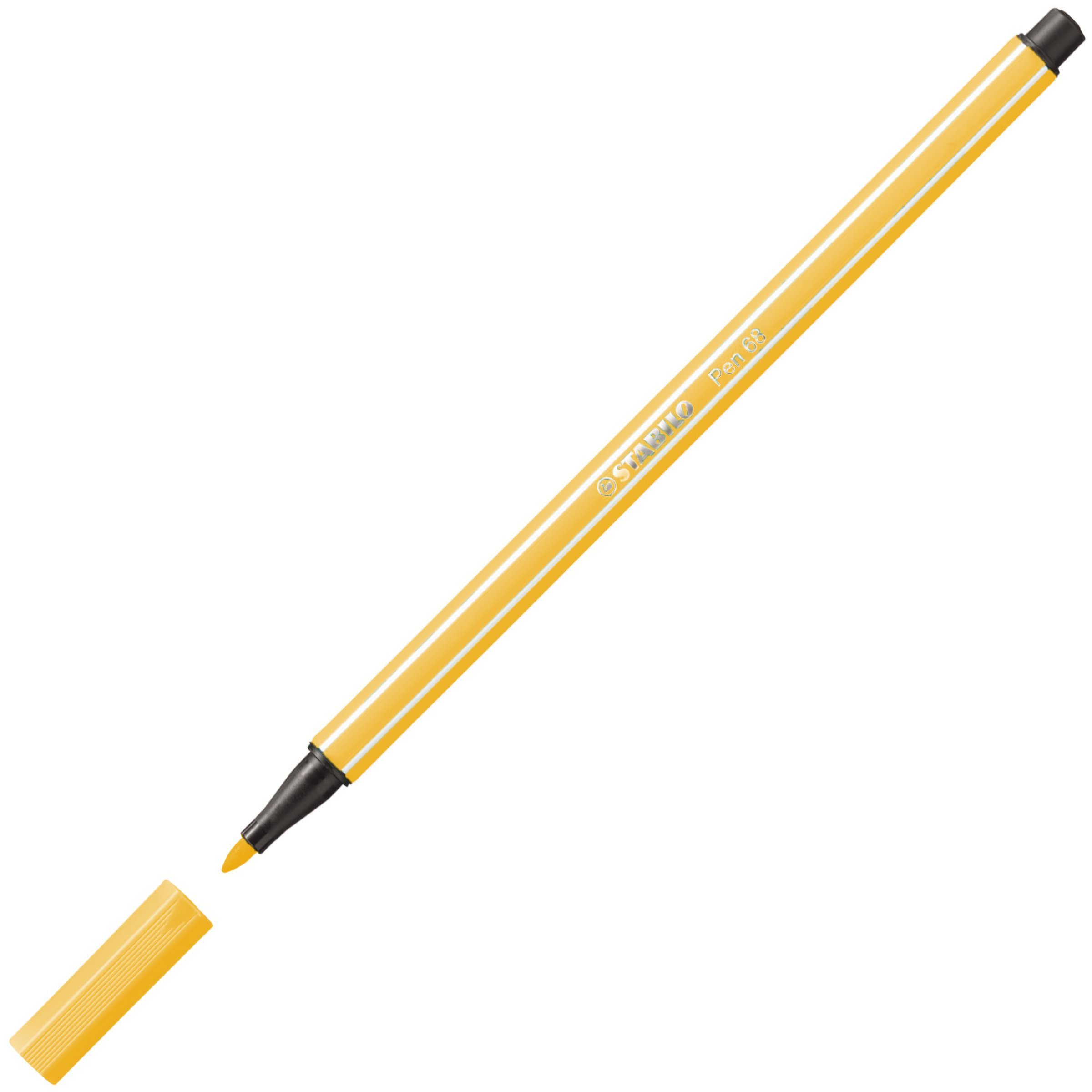 Stabilo Pen 68 Kalın Uçlu Keçeli Kalem 44 Sarı