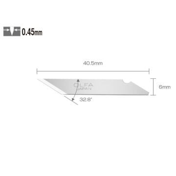 Olfa Kretuar Bıçağı AK-1/5B 5 Yedekli