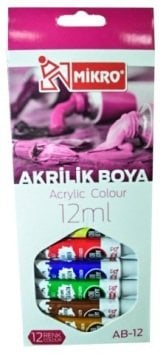 Akrilik Boya Öğrenciler İçin Başlangıç Seti 1