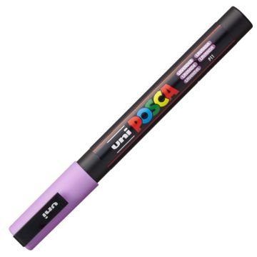 Uni Posca Su Bazlı Marker PC-3M 0.9-1.3mm P11 Lavender