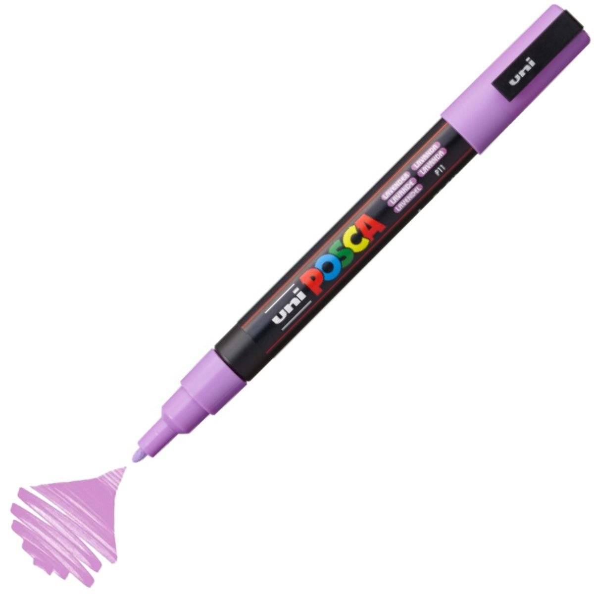 Uni Posca Su Bazlı Marker PC-3M 0.9-1.3mm P11 Lavender