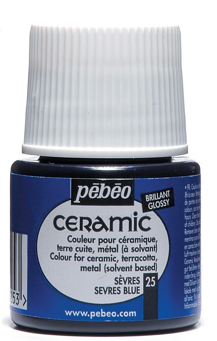 Pebeo Ceramic Seramik Boyası 45ml 25 Sevres Blue