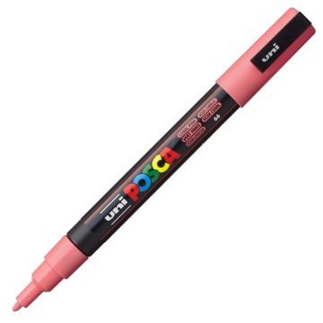 Uni Posca Su Bazlı Marker PC-3M 0.9-1.3mm 66 Coral Pink