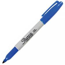 Sharpie Permanent Markör Koyu Mavi