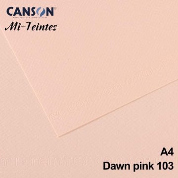 Mi-Teintes 160gr A4 103 Pink 3lü