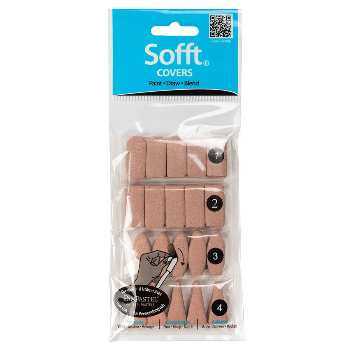 Pan Pastel Sofft Sünger Seti 40lı