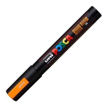 Uni Posca Su Bazlı Marker PC-5M 1.8-2.5mm F4 Fluorescent Orange