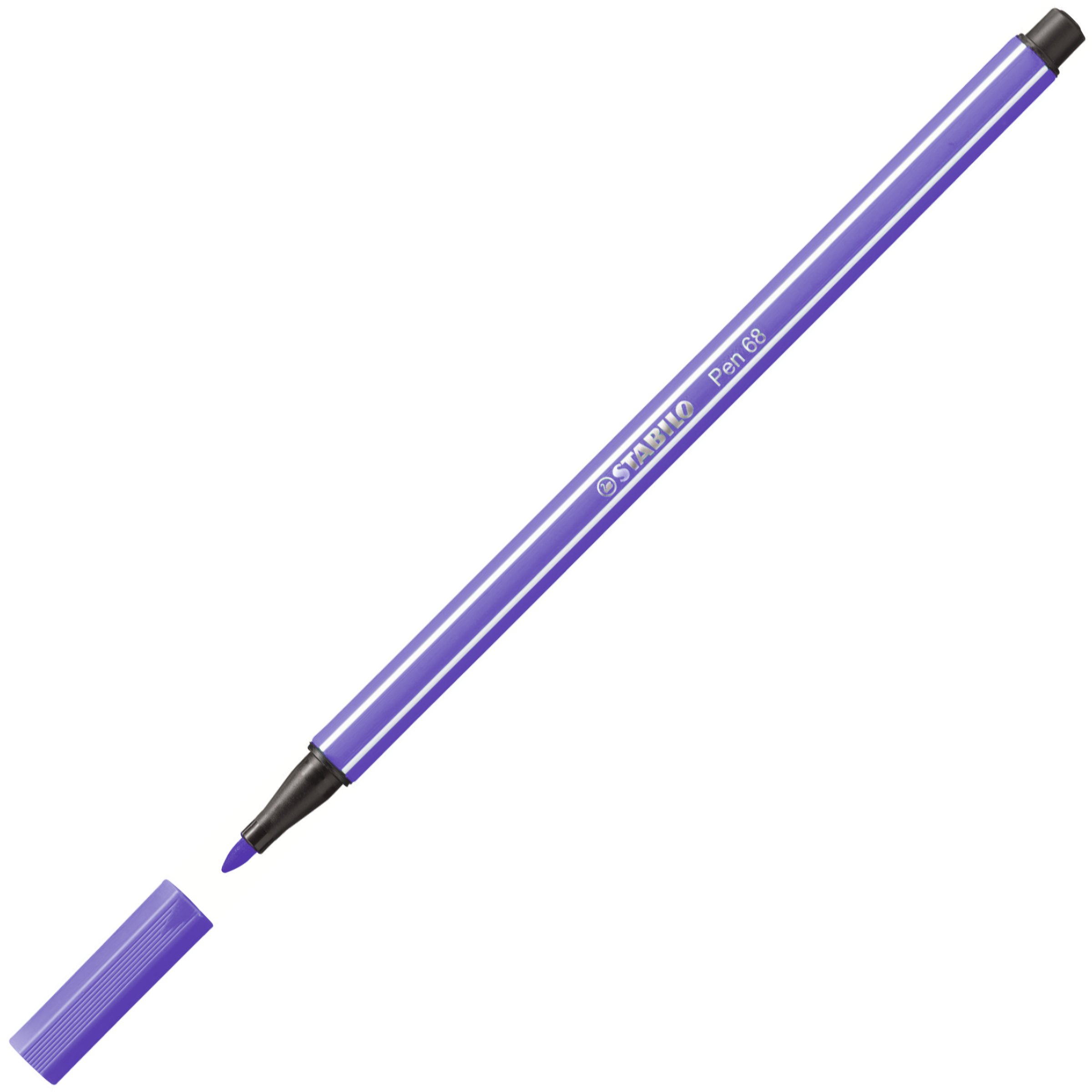 Stabilo Pen 68 Kalın Uçlu Keçeli Kalem 55 Mor