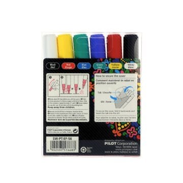 Pilot Pintor Marker Kalem Seti 6lı EF Basic