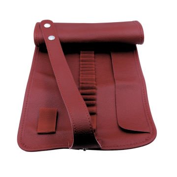 BBack Sanatsal Rulo Kalemlik Deri 36lı Bordo