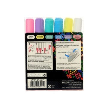 Pilot Pintor Marker Kalem Seti 6lı EF Pastel