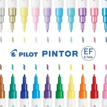 Pilot Pintor Marker Kalem Seti 6lı EF Metallic