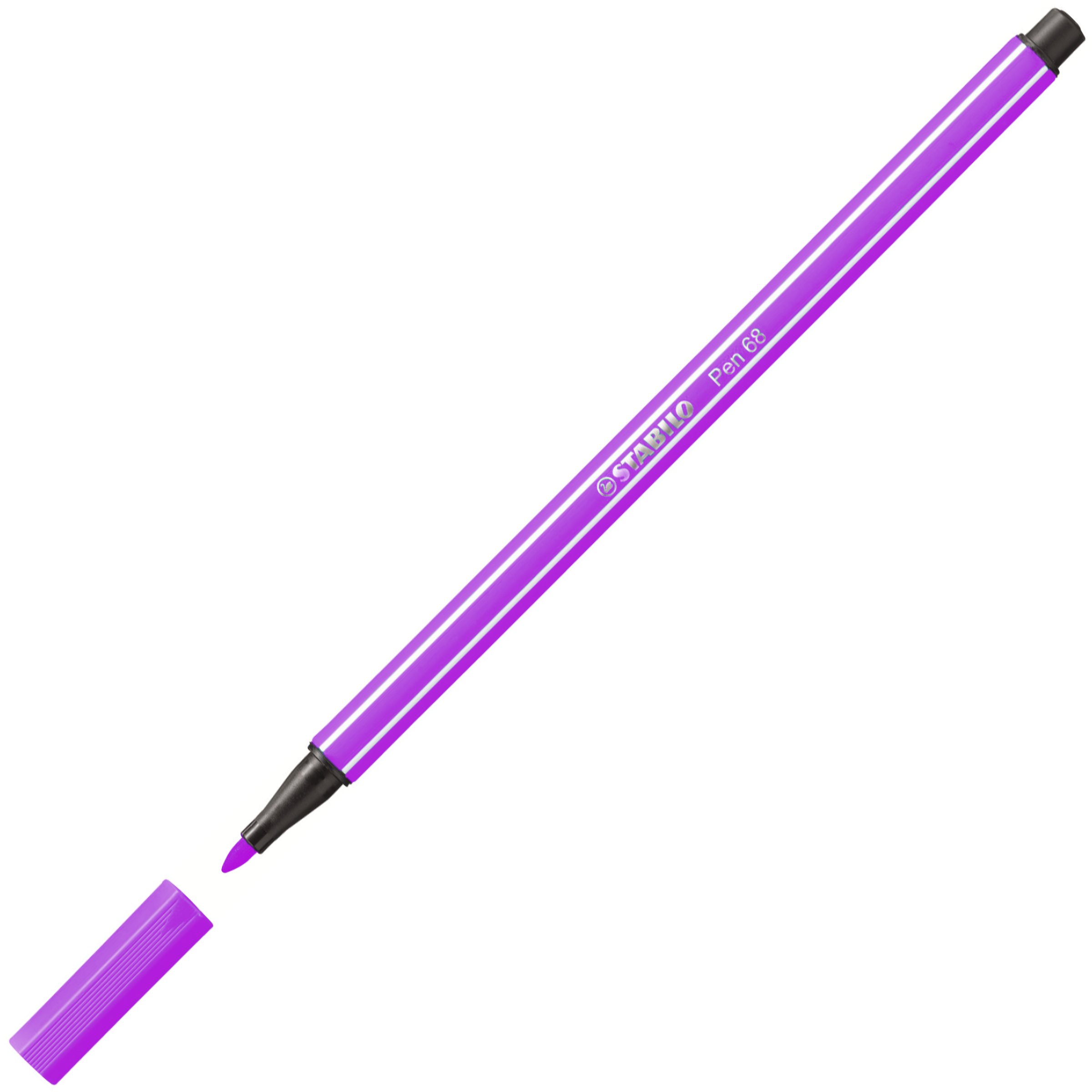 Stabilo Pen 68 Kalın Uçlu Keçeli Kalem 58 Lila