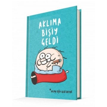 Deffter Sert Kapaklı 14x20cm 96 Sayfa Çizgili Uykusuz - Aklıma Bişiy Geldi