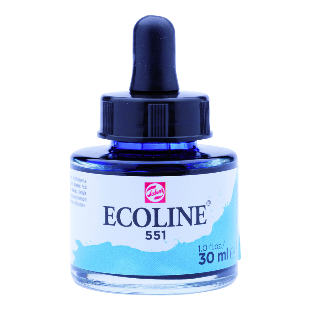 Talens Ecoline Sıvı Suluboya 30ml 551 Sky Blue Light
