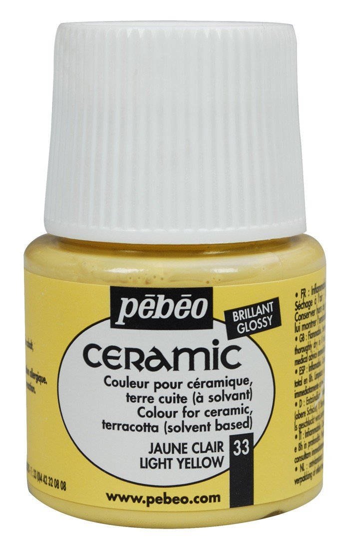 Pebeo Ceramic Seramik Boyası 45ml 33 Light Yellow