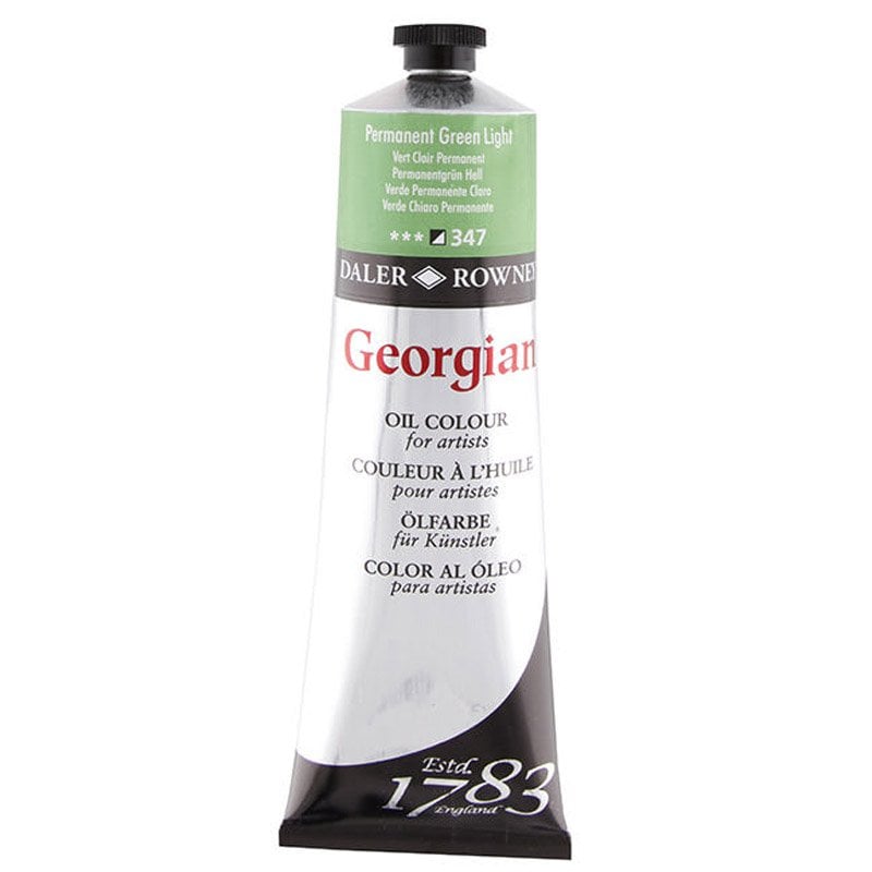 Daler Rowney Georgian Yağlı Boya 225ml 347 Permanent Green Light