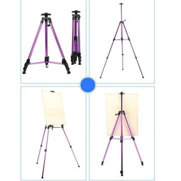 Art Elegant Metal Şövale Mavi