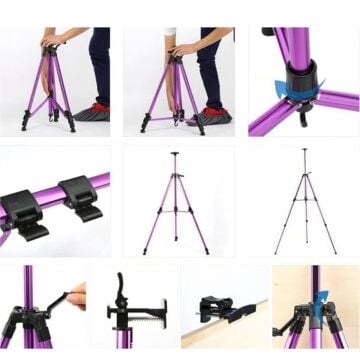 Art Elegant Metal Şövale Mavi