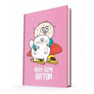 Deffter Sert Kapaklı 14x20cm 96 Sayfa Çizgisiz Uykusuz - Bişey Çizme Defteri