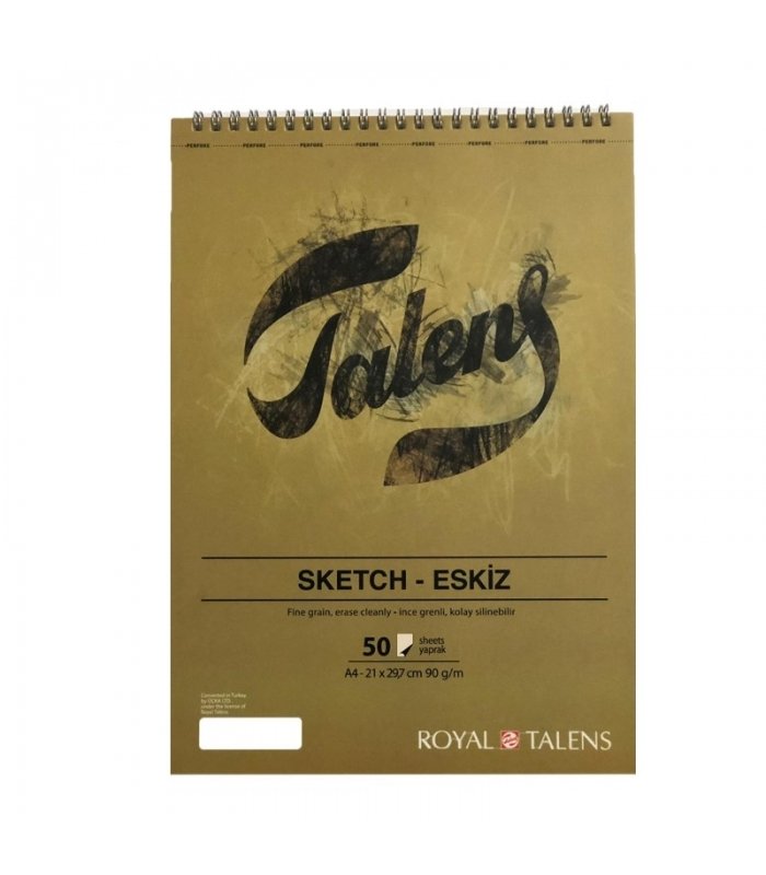 Talens Eskiz Bloğu A4 90gr 50 Yaprak