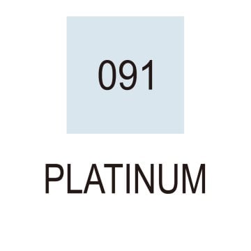 Zig Kaligrafi Kalemi Metalik Ms-3400 091 Platinum