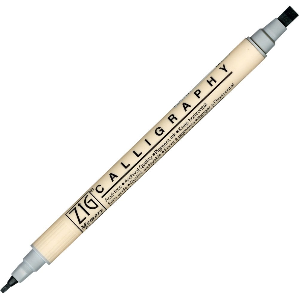 Zig Kaligrafi Kalemi Metalik Ms-3400 091 Platinum