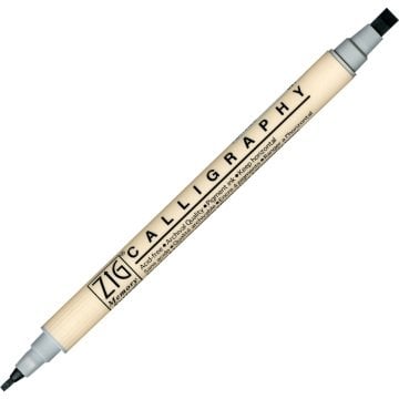 Zig Kaligrafi Kalemi Metalik Ms-3400 091 Platinum