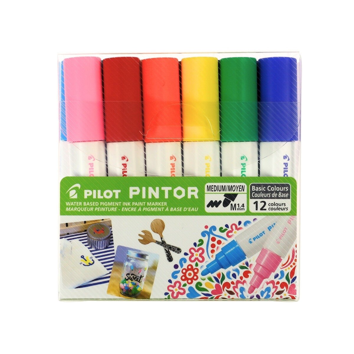 Pilot Pintor Marker Kalem Seti 12li M Basic